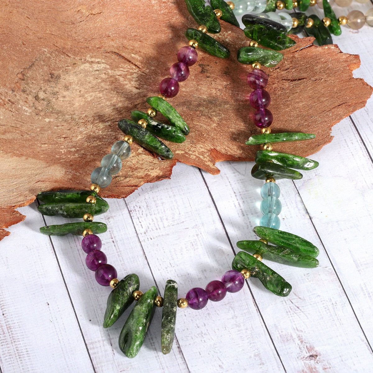 Unique Gemstone Jewelry with a Fusion of Colors and Grounding Elements