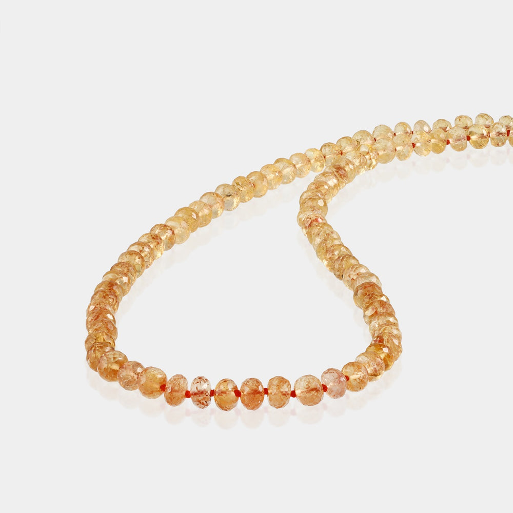 Imperial Topaz Gemstone Beads Necklace