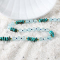 Blue Topaz, Turquoise, Lapis Lazuli & Hematite Necklace