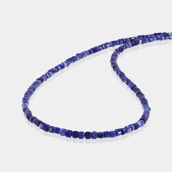 Close-up of 2mm Sodalite Beads