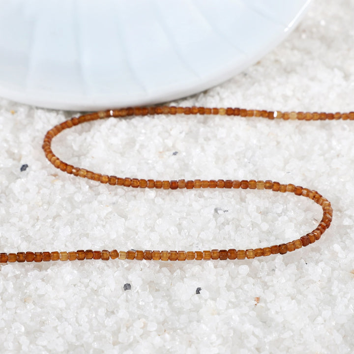 Capturing the Sparkle - Hessonite Garnet Beads