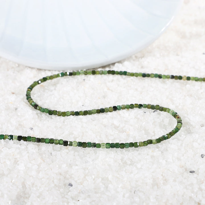 Green Tourmaline Gemstone Close-up