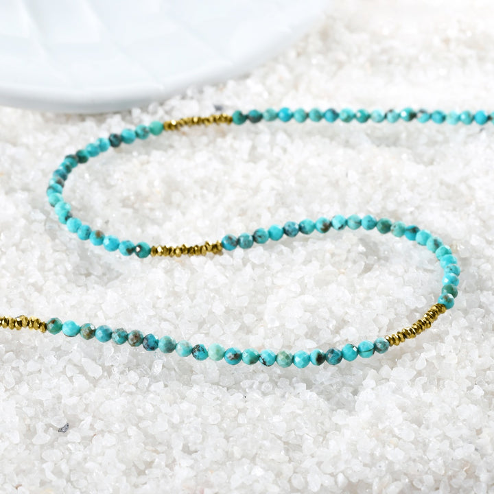 Close-up of Turquoise Beads