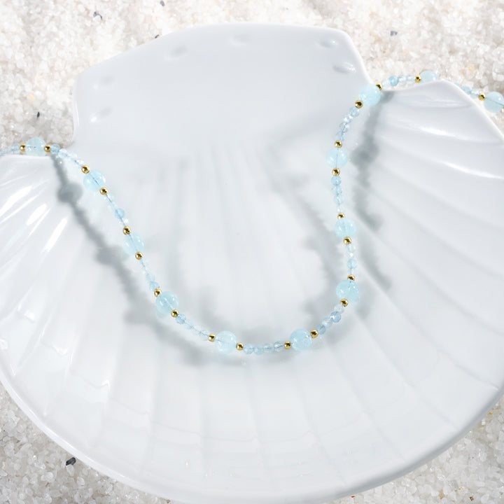 Serene Aquamarine Necklace