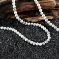 Howlite gemstone beads necklace