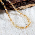 Exquisite citrine bead necklace