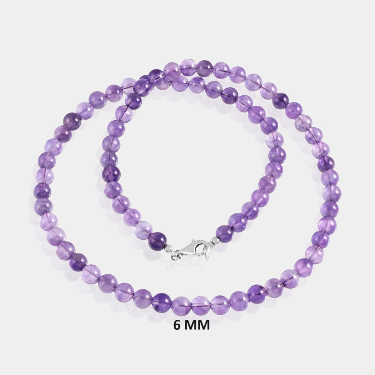 Men's Amethyst Gemstone Silver Necklace: Formal elegance for special occasions