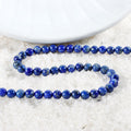Rich blue Lapis Lazuli gemstone strand necklace