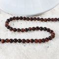 Healing Crystal Necklace - Protective and Energizing Red Tiger's Eye