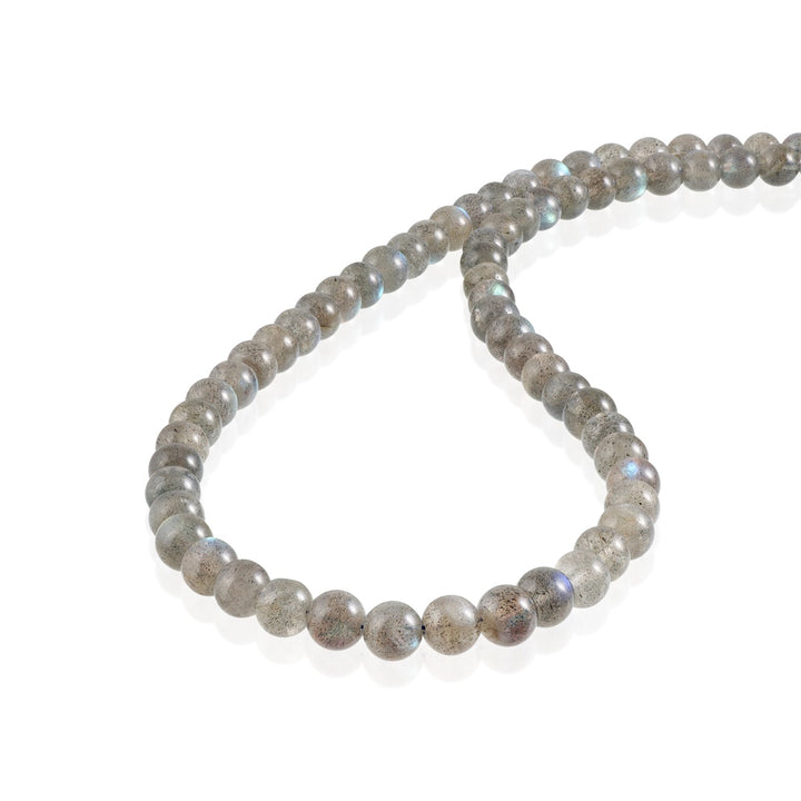 Labradorite Beads Silver Necklace: Transformation and Sophistication