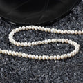 Men's Pearl Gemstone Silver Necklace: Timeless charm and elegance