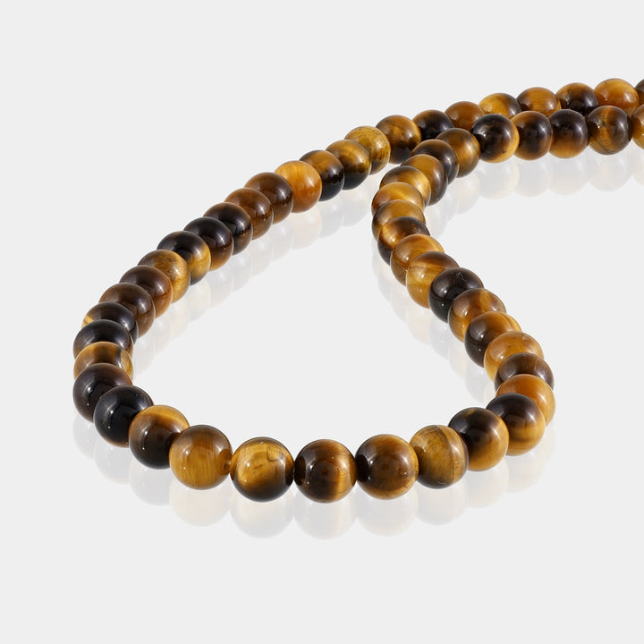 Elegant Tiger's Eye Stretchable Necklace