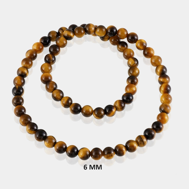 Elegant Tiger's Eye Stretchable Necklace