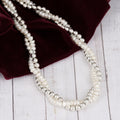 Smooth round silver hematite gemstone beads