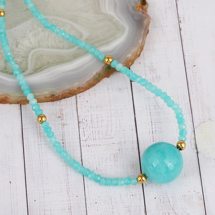 Soothing Green Amazonite Gemstone Beads