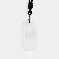 A stunning white quartz gemstone with a smooth surface, radiating a pure and serene white color.
