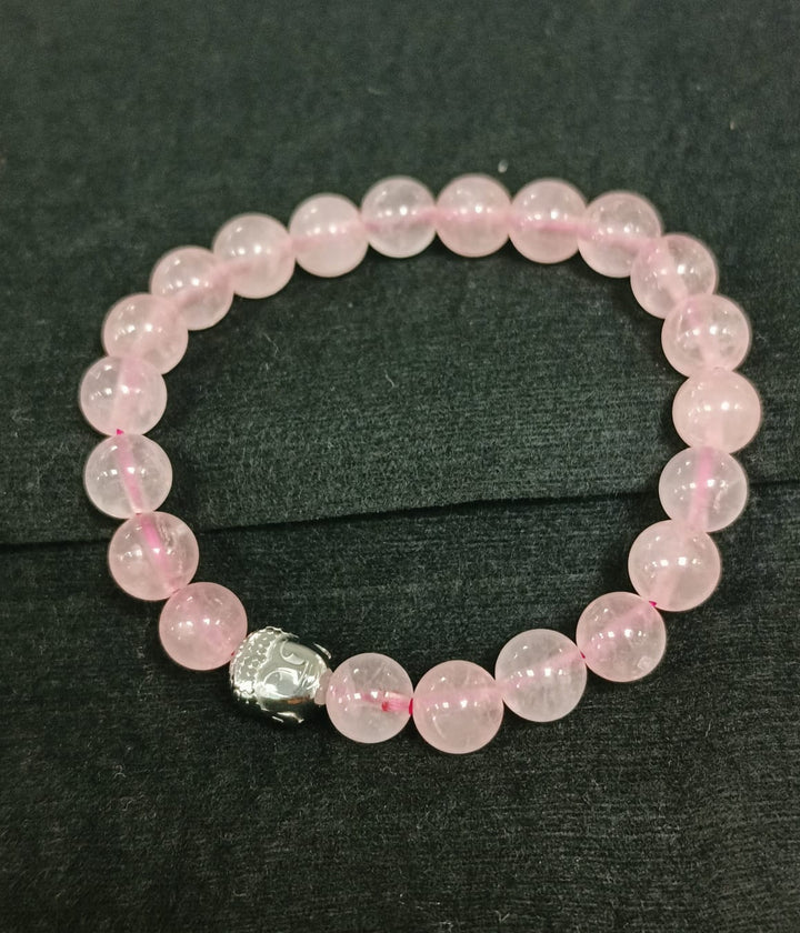 Rose Quartz Buddha Bracelet