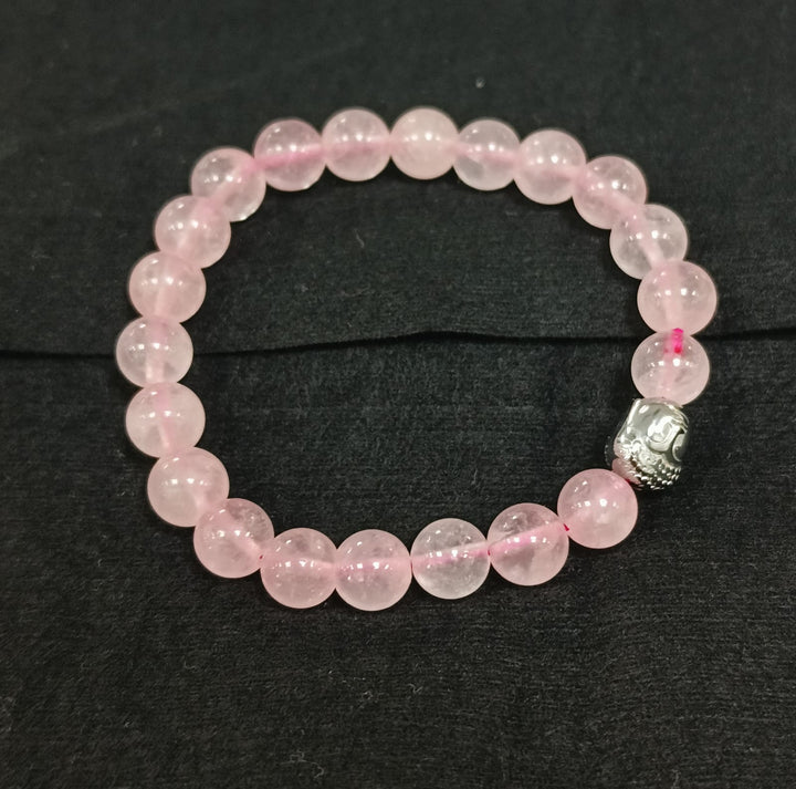 Rose Quartz Buddha Bracelet