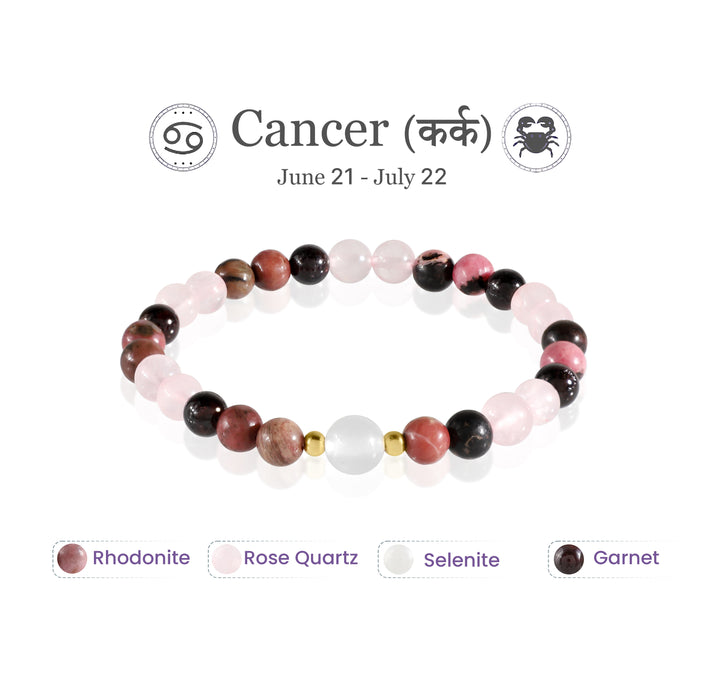 Cancer Zodiac Bracelet: (कर्क राशि)