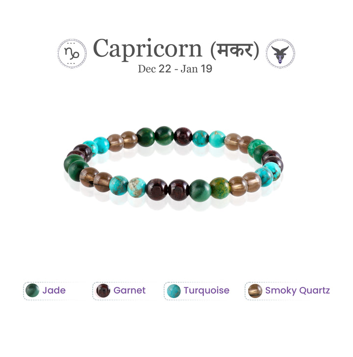 Capricon Daily Zodiac Sign Bracelet