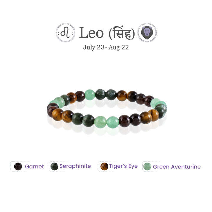 Leo Zodiac Bracelet: (सिंह राशि)