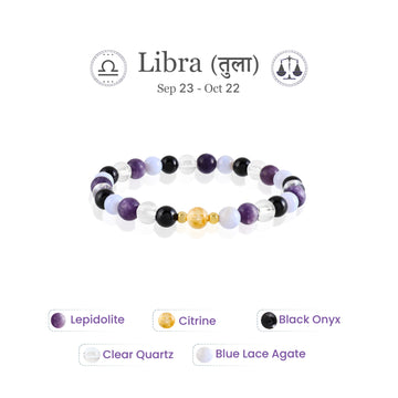 Libra Zodiac Bracelet: (तुला राशि)
