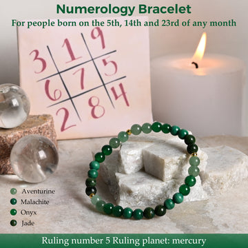 Numerology Bracelet: Ruling Number 5