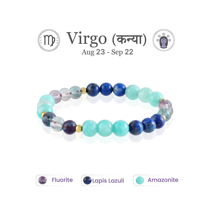 Virgo Zodiac Bracelet: (कन्या राशि)