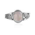 Rose Quartz 925 Silver Handmade Ring