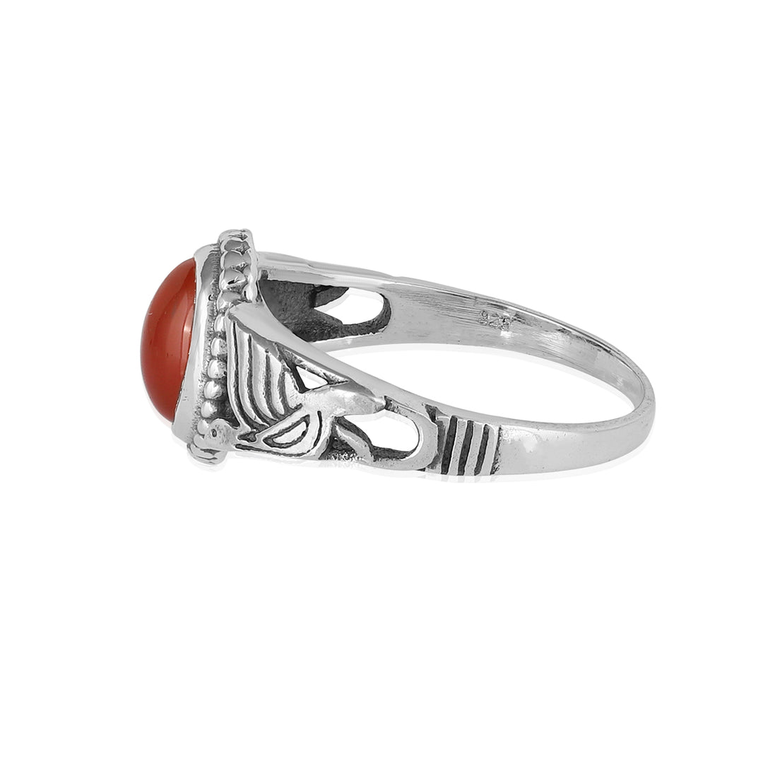 Carnelian 925 Silver Handmade Ring