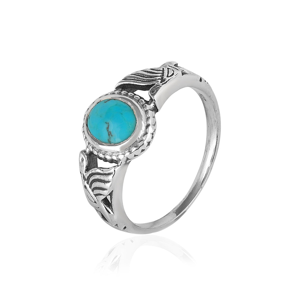Turquoise 925 Silver Handmade Ring