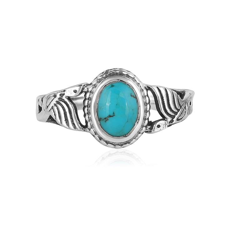 Turquoise 925 Silver Handmade Ring