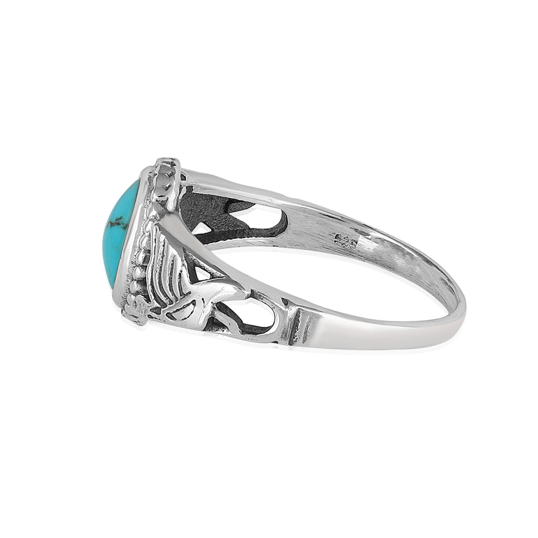 Turquoise 925 Silver Handmade Ring