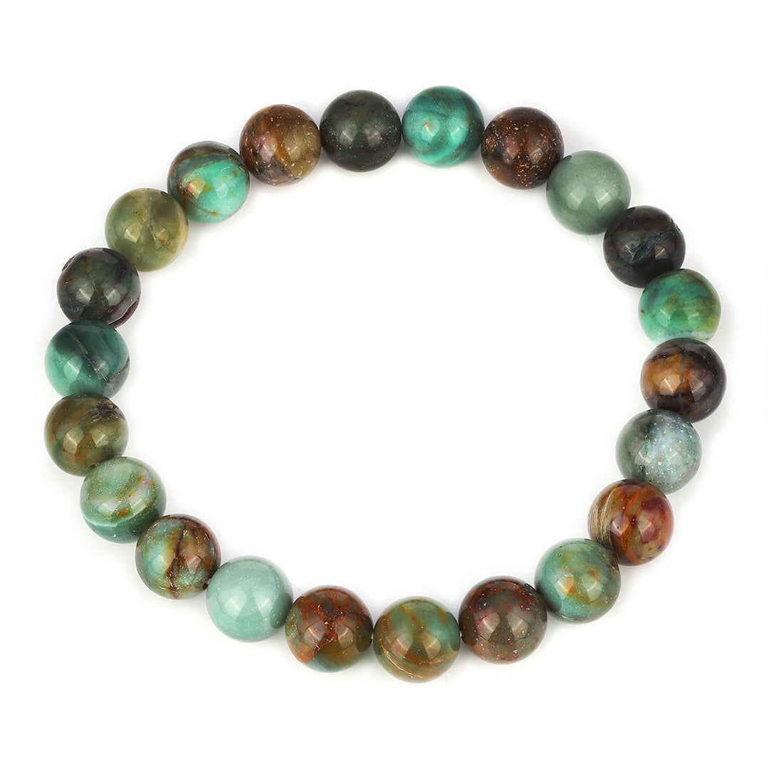 Pilbara Prase Beads Stretch Bracelet