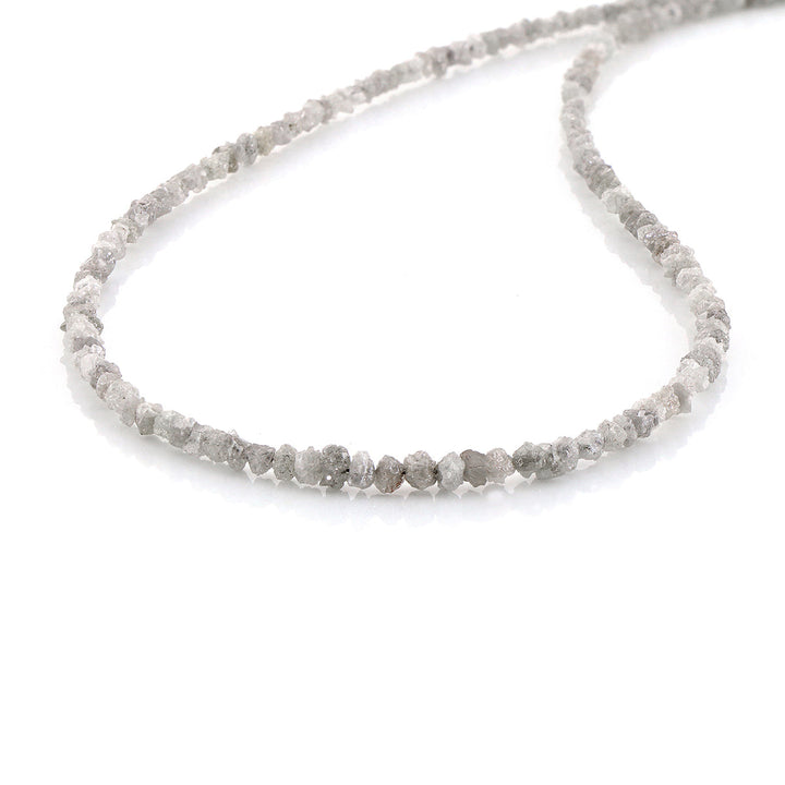 Silver Gray Diamond Necklace