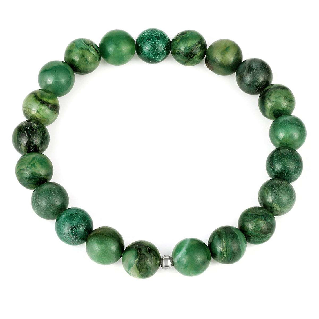 African Jade Stretch Bracelet