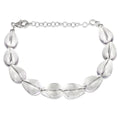 Crystal Quartz Silver Bracelet