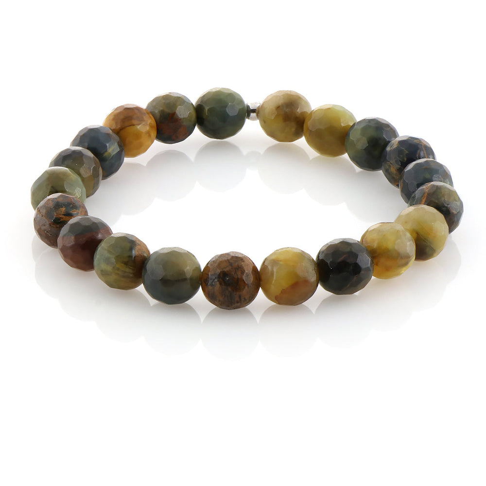 Pietersite Beads Stretch Bracelet