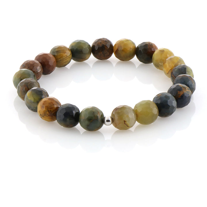 Pietersite Beads Stretch Bracelet