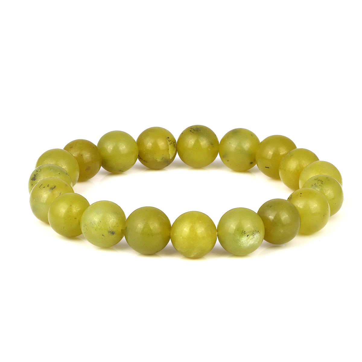 Buy Crystu Natural Serpentine Bracelet Crystal Stone 8mm Faceted Bead  Bracelet for Reiki Healing and Crystal Healing Stone (Color : Green) at  Amazon.in