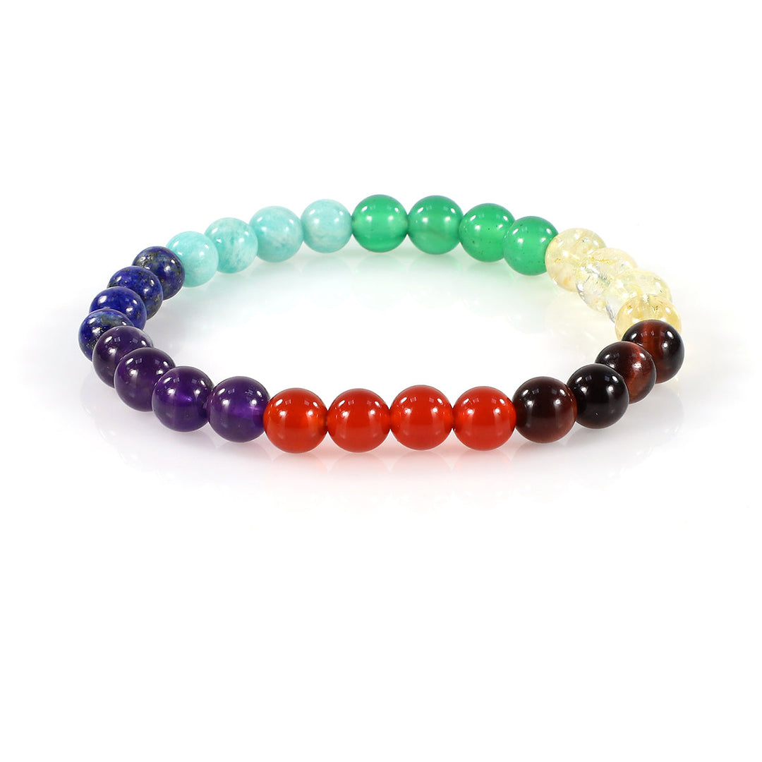 7 Chakra Gemstone Stretch Bracelet