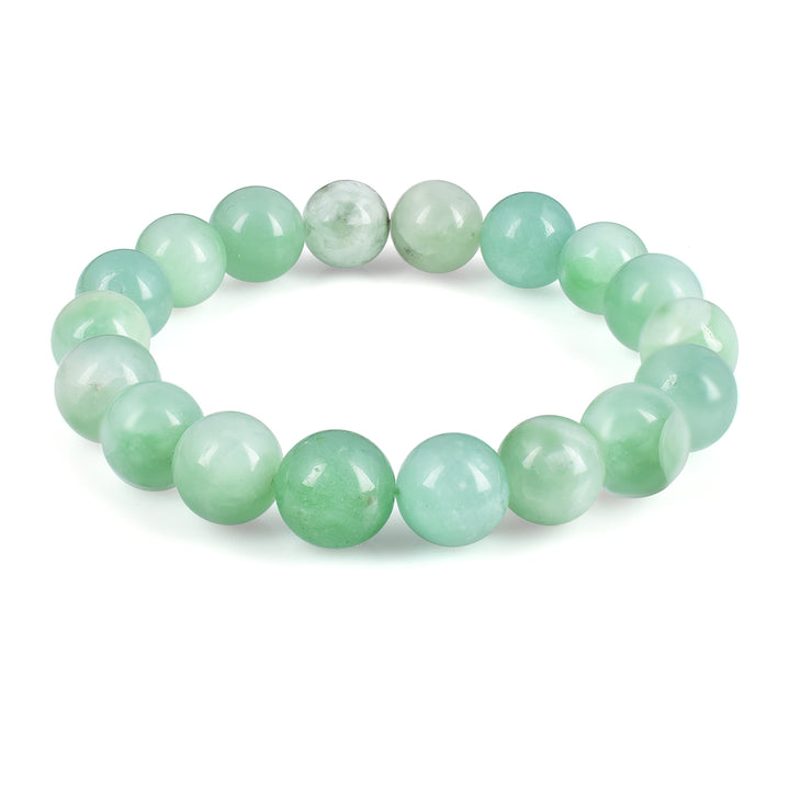 Green Angelite Unisex Stretch Bracelet