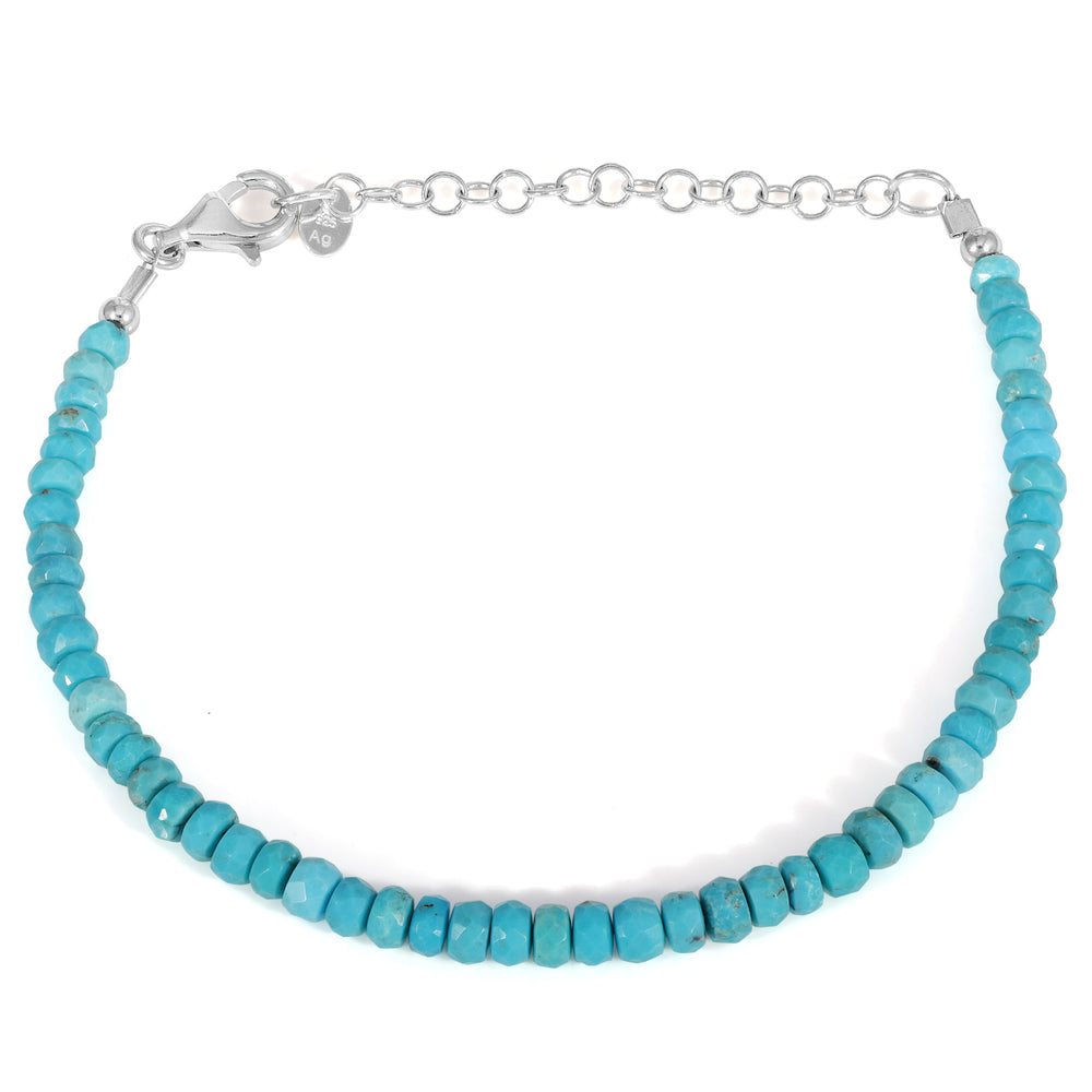 Sleeping Beauty Turquoise Silver Bracelet