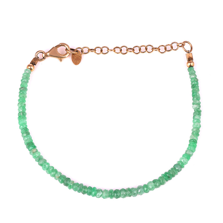 Emerald Sterling Silver Bracelet