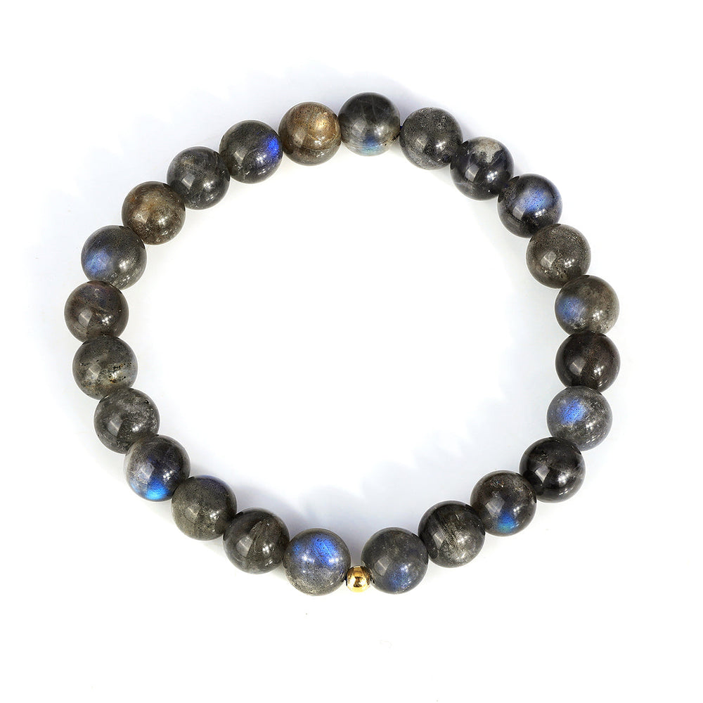 Labradorite Beads Stretch Bracelet