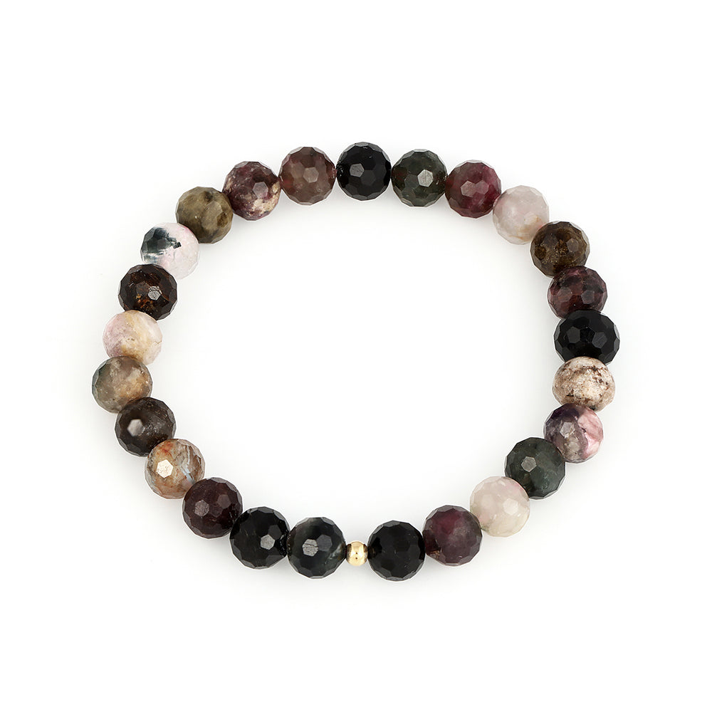 Multi Tourmaline Stretch Bracelet