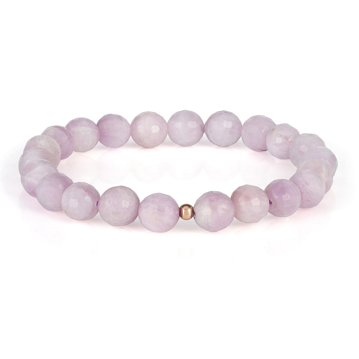 Sterling Silver Kunzite Stretch Bracelet