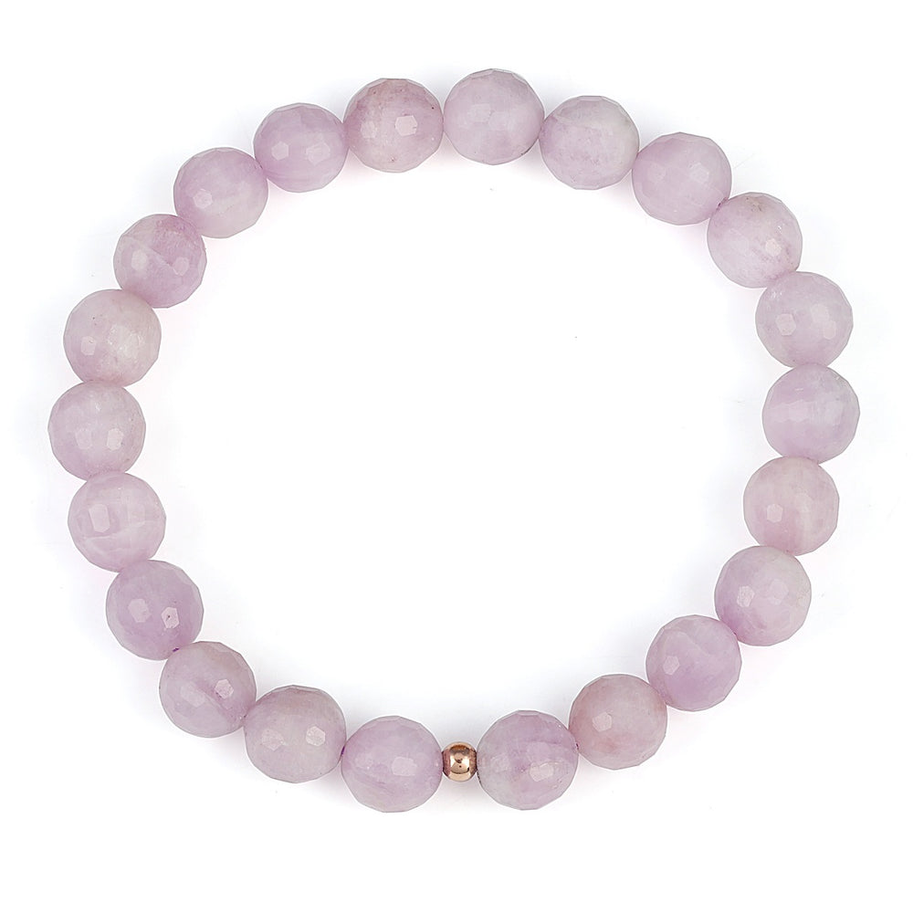 Sterling Silver Kunzite Stretch Bracelet