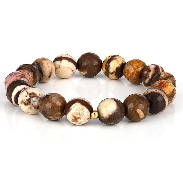 Australian Zebra Jasper Stretch Bracelet