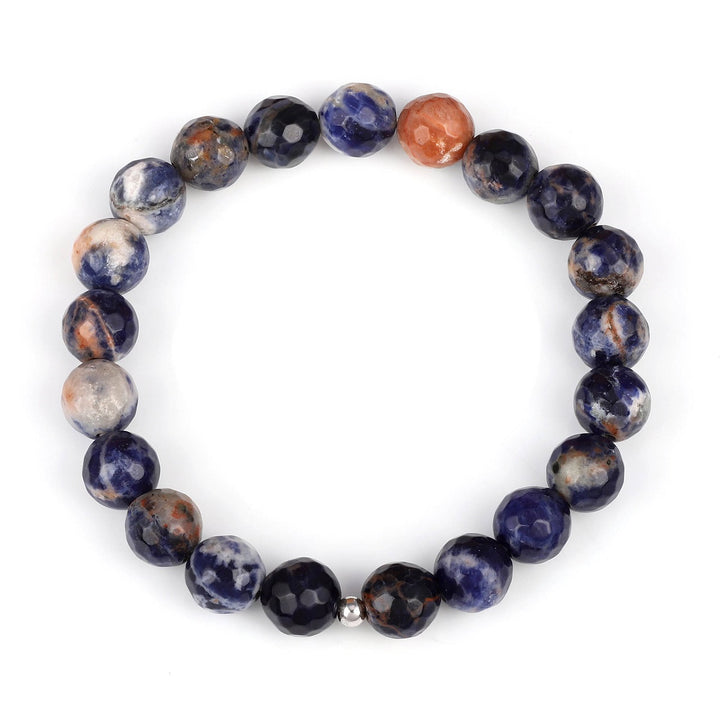 Orange Sodalite Stretch Bracelet